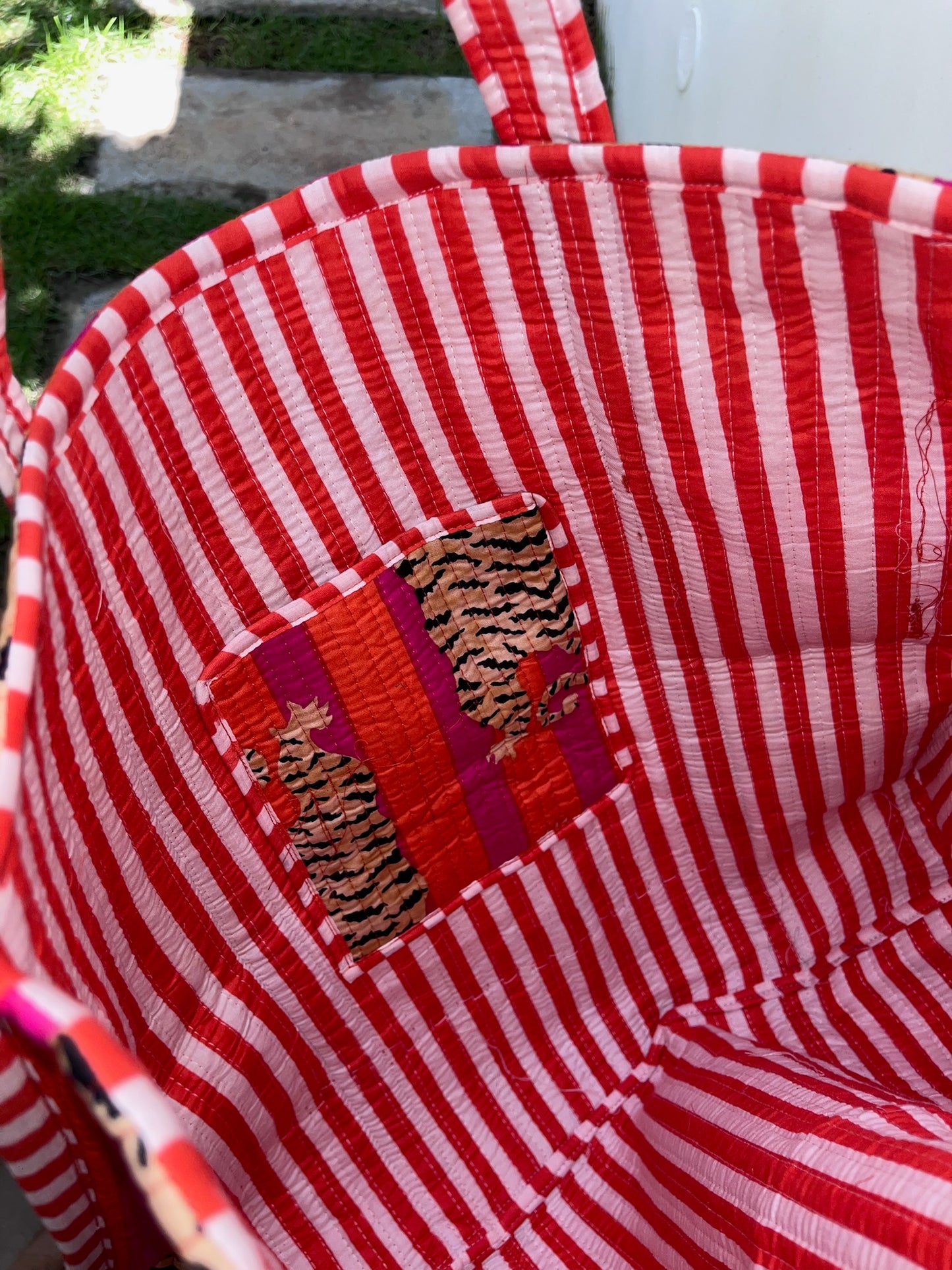 Sac en coton matelassé