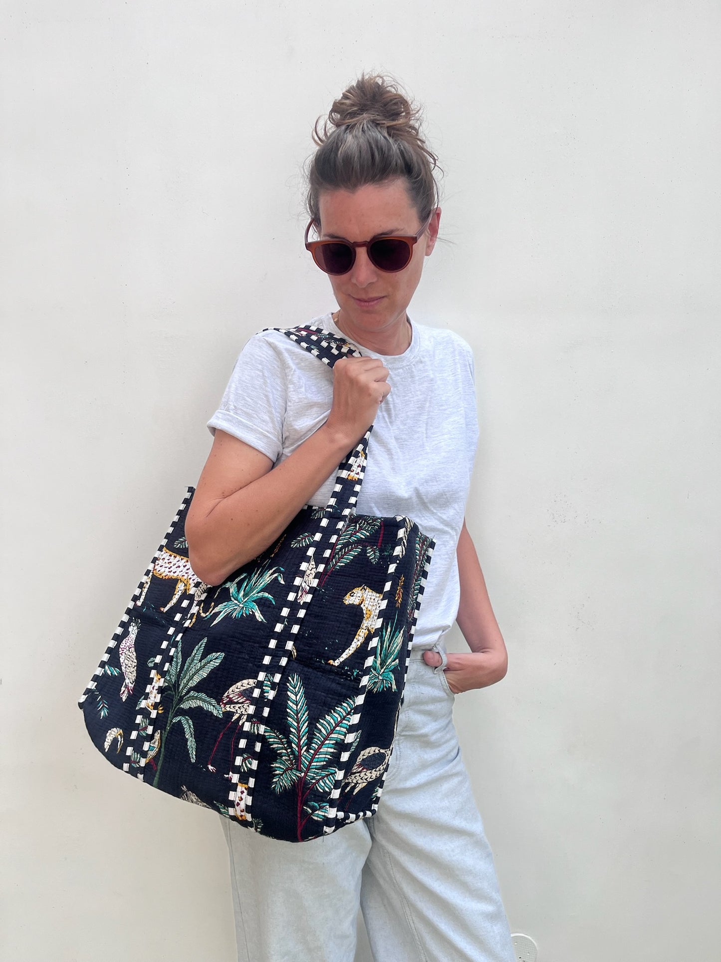 Sac en coton matelassé