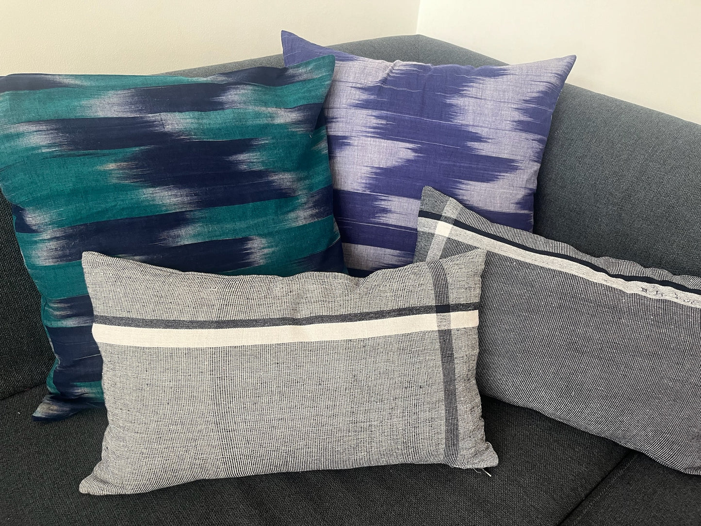 Housse de coussin en coton