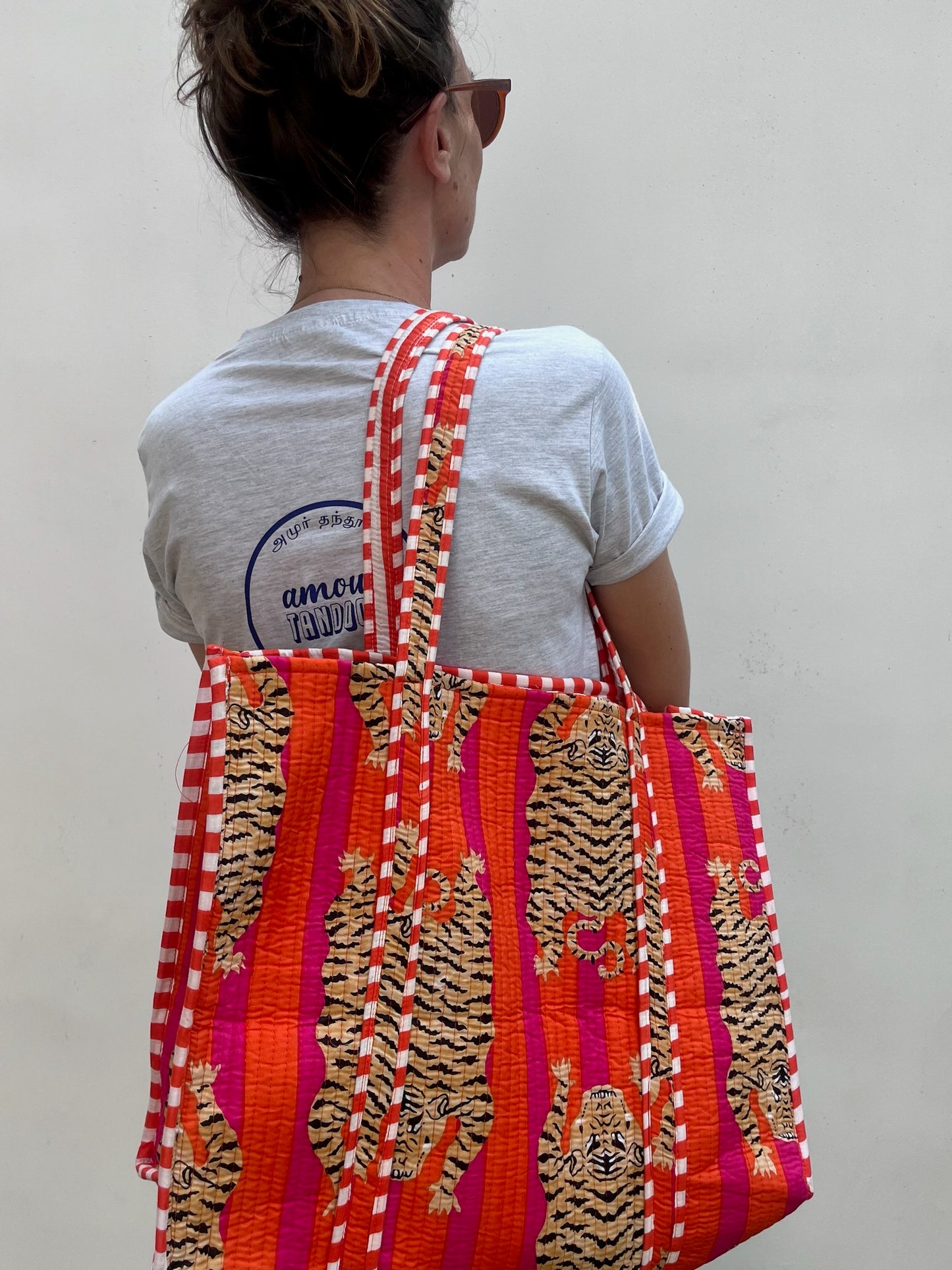 Sac en coton matelassé