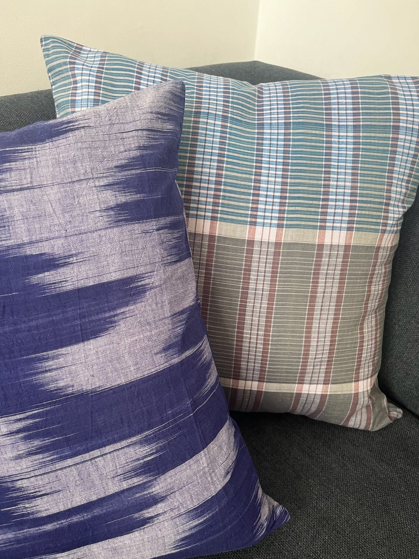 Housse de coussin en coton
