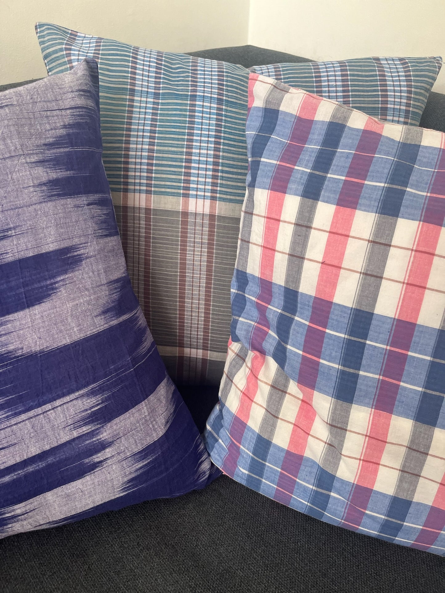 Housse de coussin en coton