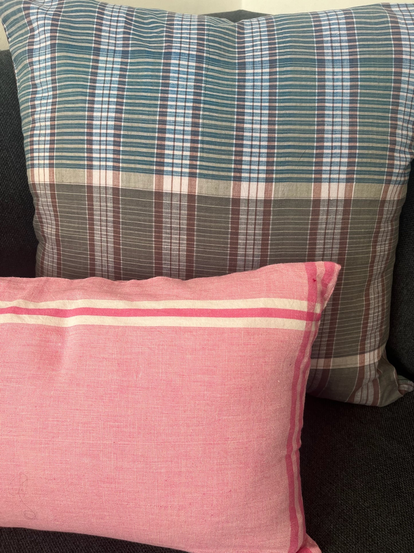 Housse de coussin en coton