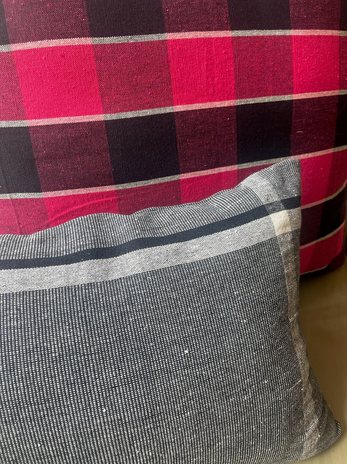 Housse de coussin en coton