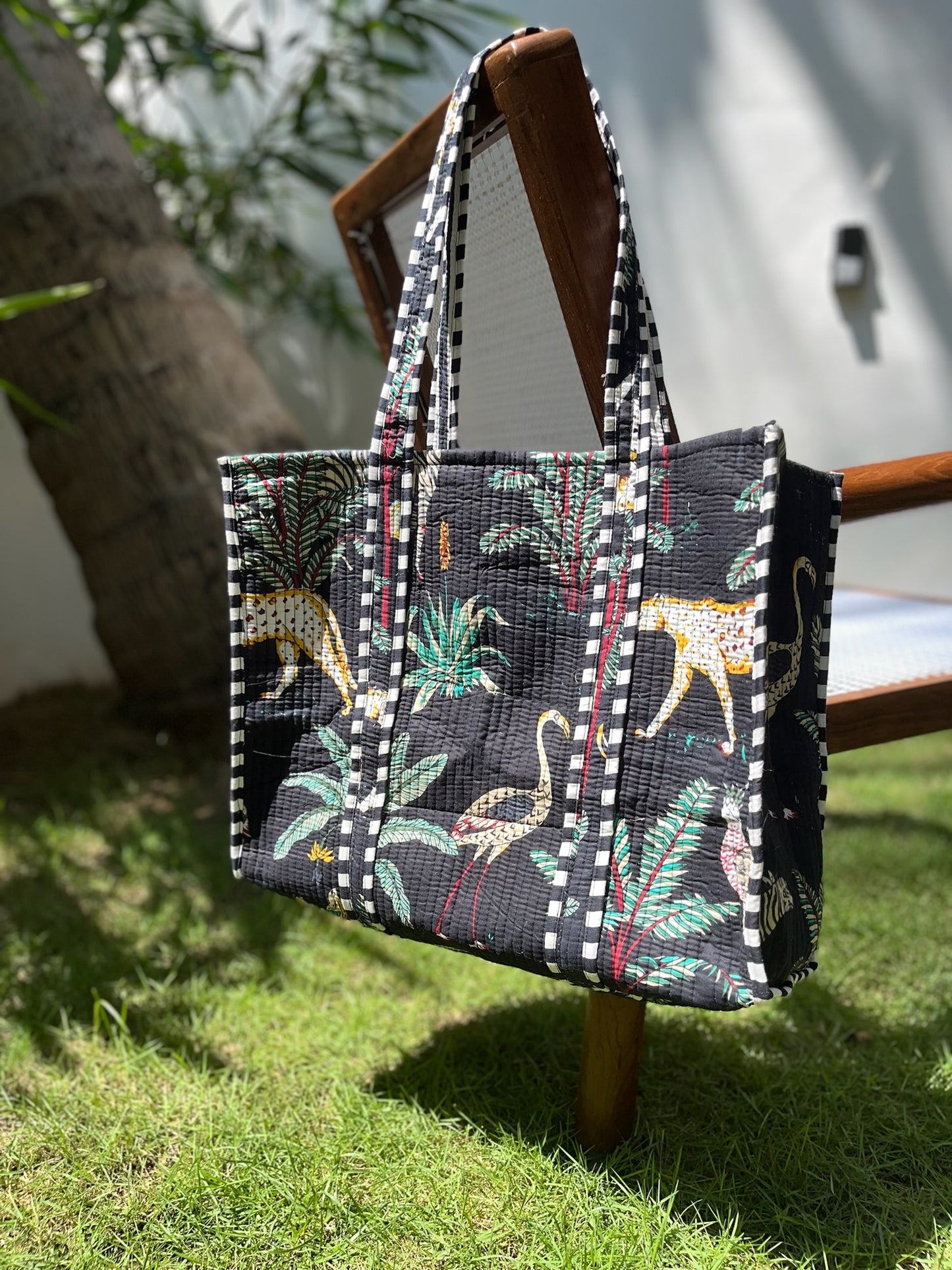 Sac en coton matelassé