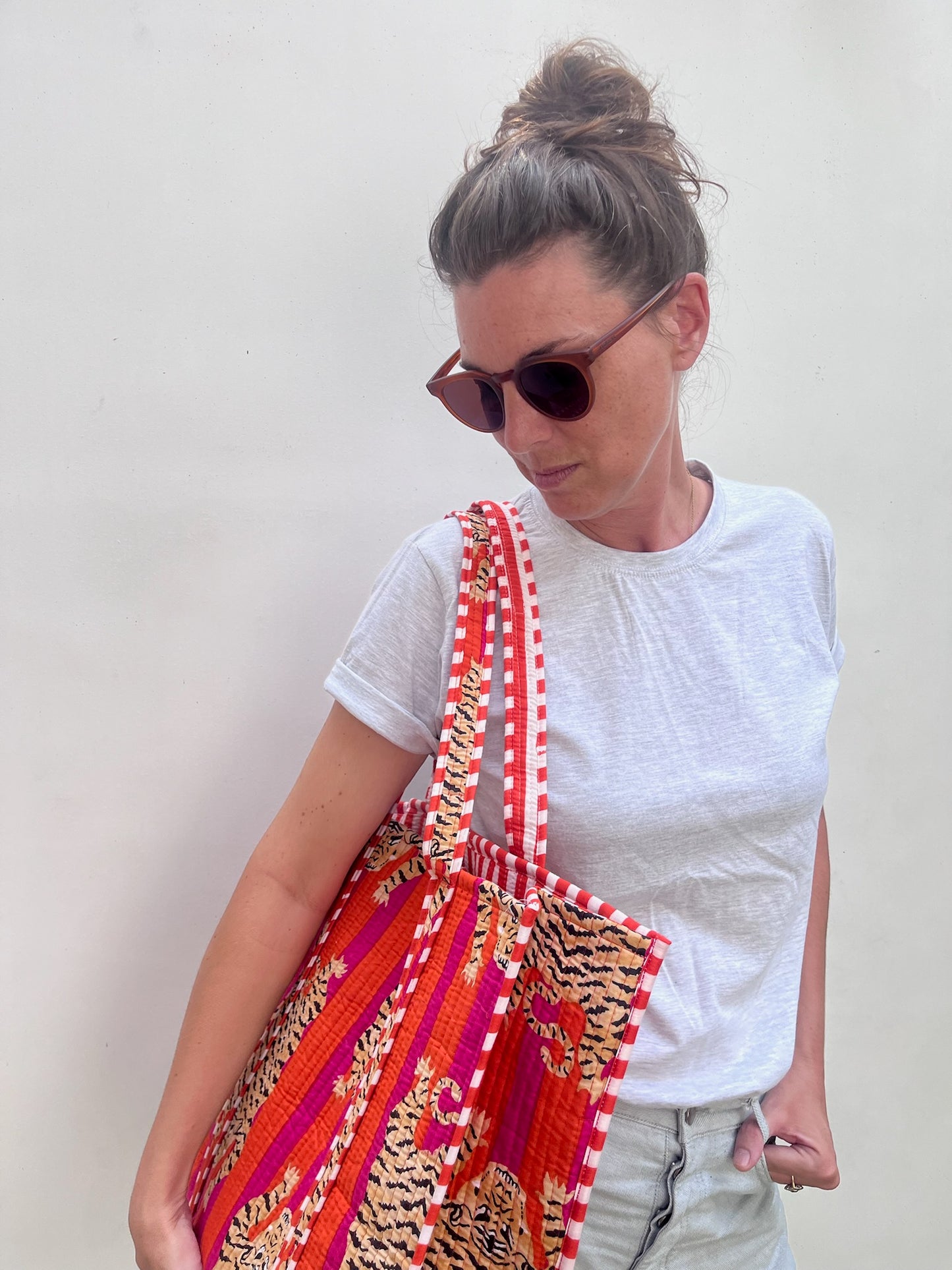 Sac en coton matelassé