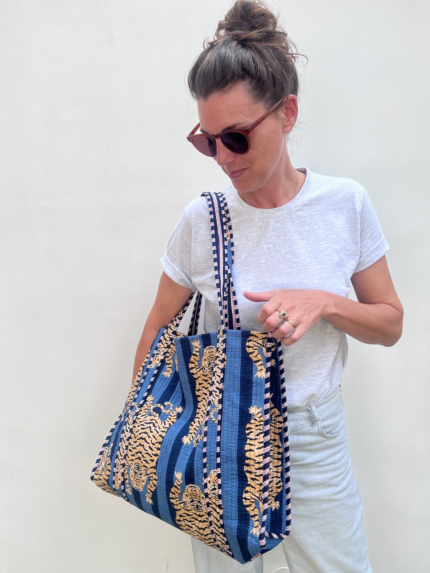 Sac en coton matelassé