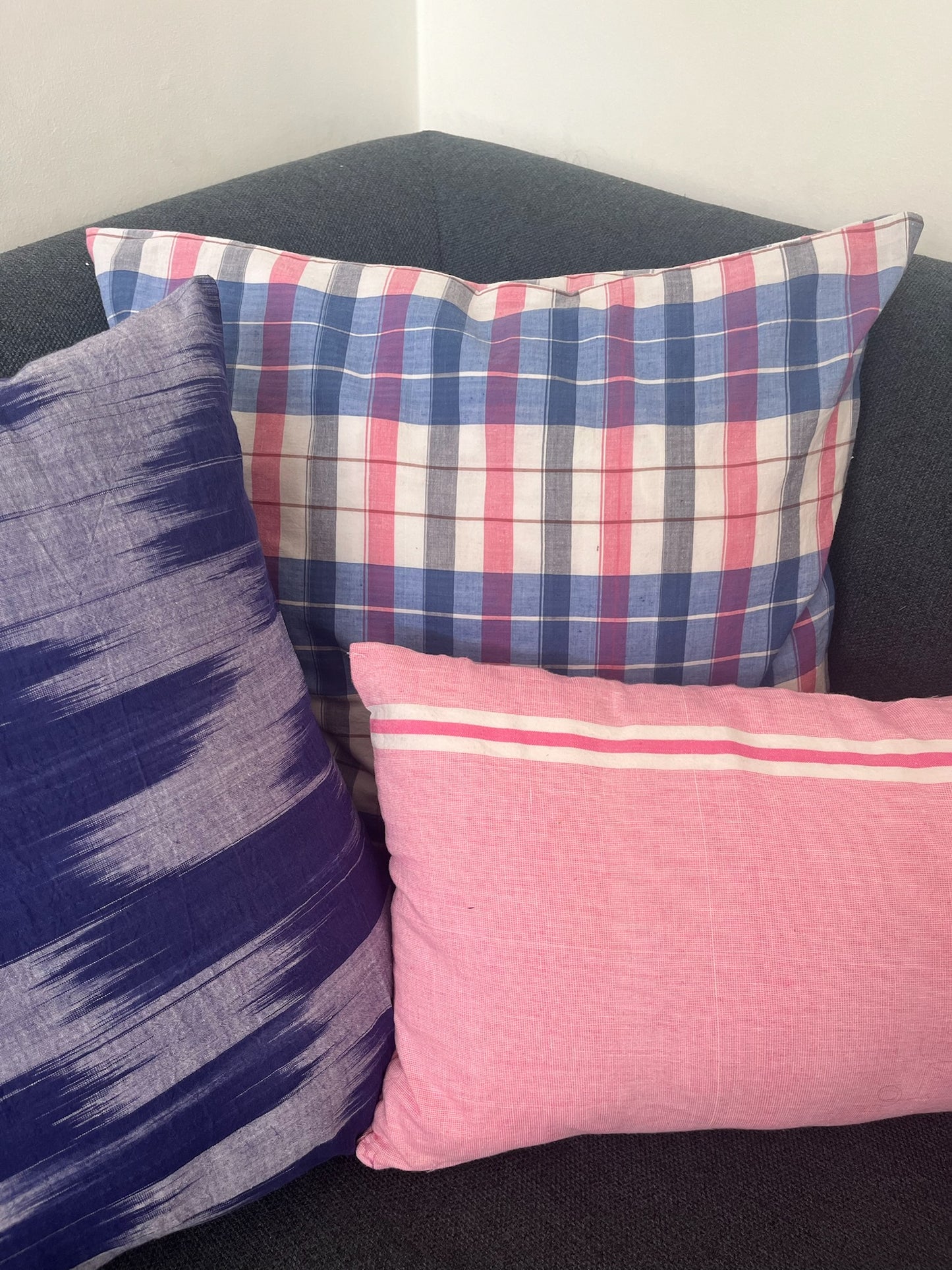 Housse de coussin en coton
