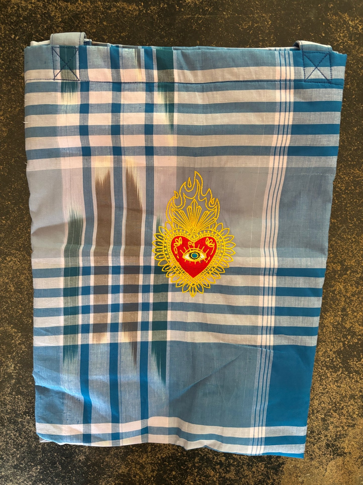 Sac Pondichéry -6- Coeur Flamboyant
