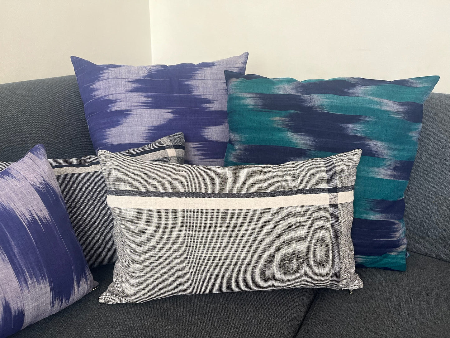 Housse de coussin en coton