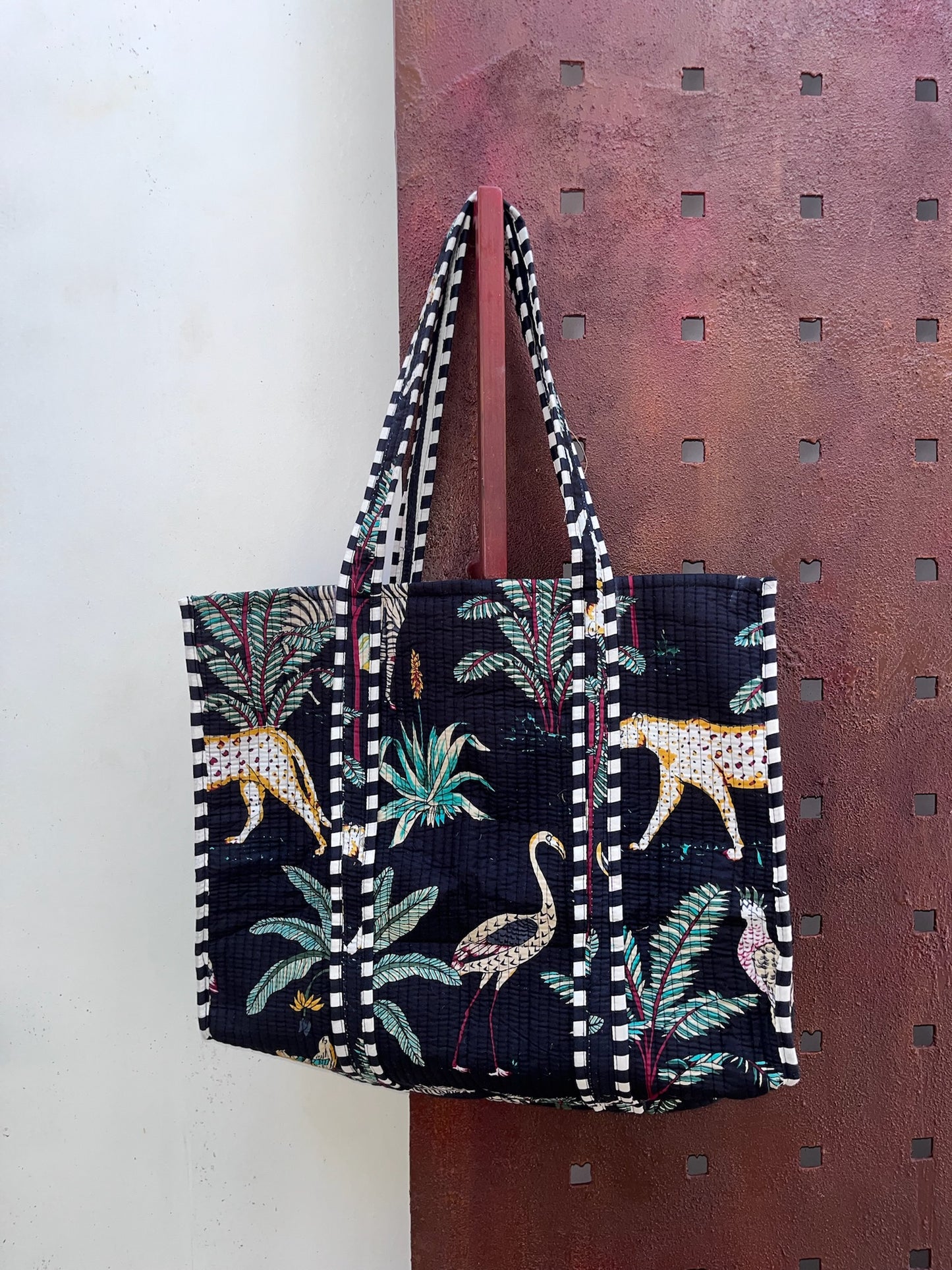 Sac en coton matelassé
