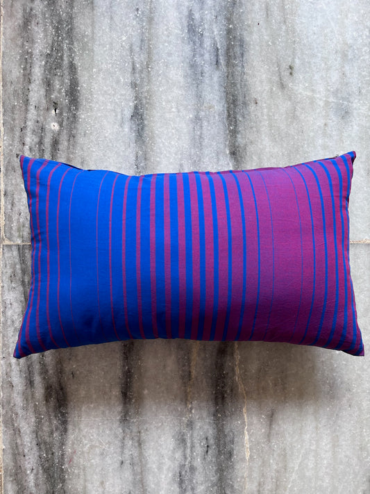 Housse de coussin en coton lunghi