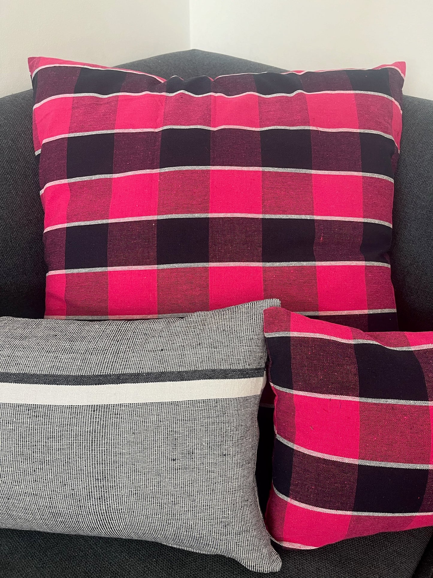Housse de coussin en coton