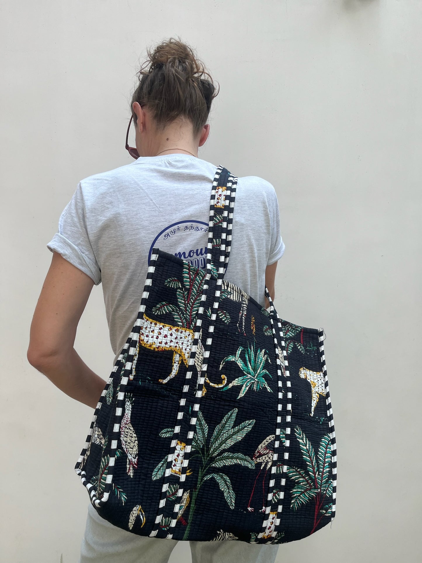 Sac en coton matelassé